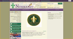 Desktop Screenshot of cityofnormandy.gov